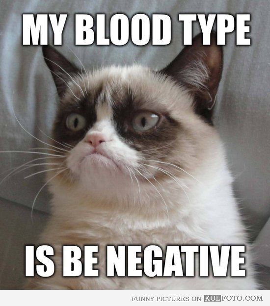 My Blood Type is Be Negative